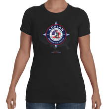 RTDNOW USA Ladies T-shirt, Black